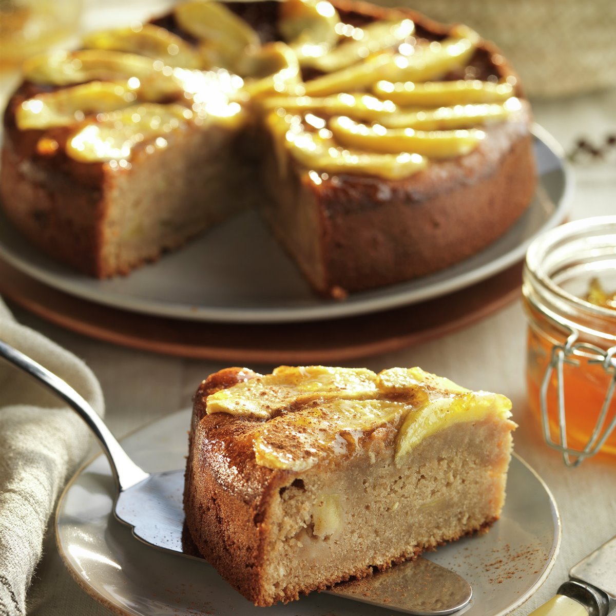 PASO A PASO PARA REALIZAR BIZCOCHO CON MANZANA Y CANELA: RESULTADO FINAL.