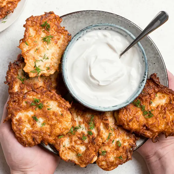 Latkes, bocaditos de patata judíos