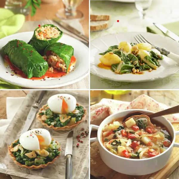 Recetas con acelgas: 31 ideas sanas y sabrosas, muy fáciles de preparar 